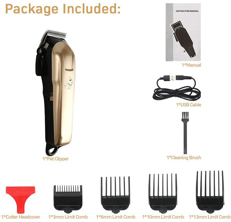 Professional USB Dog Hair Trimmer