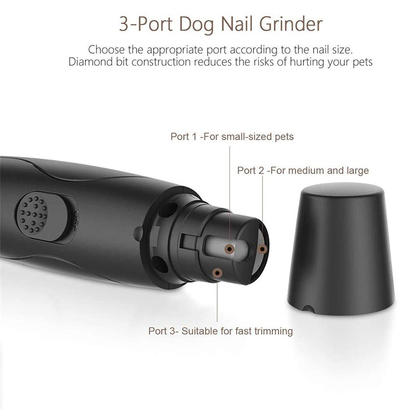 Professional 2 Speed Dog Nail Grinder