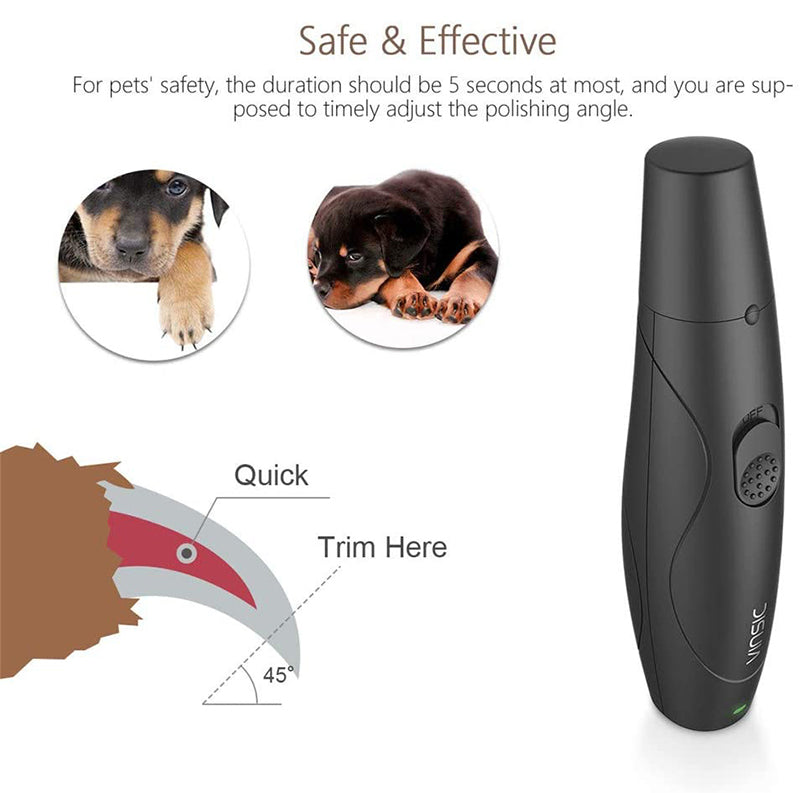 Professional 2 Speed Dog Nail Grinder