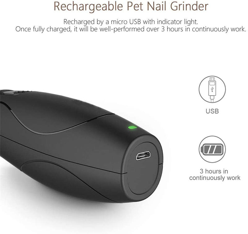 Professional 2 Speed Dog Nail Grinder