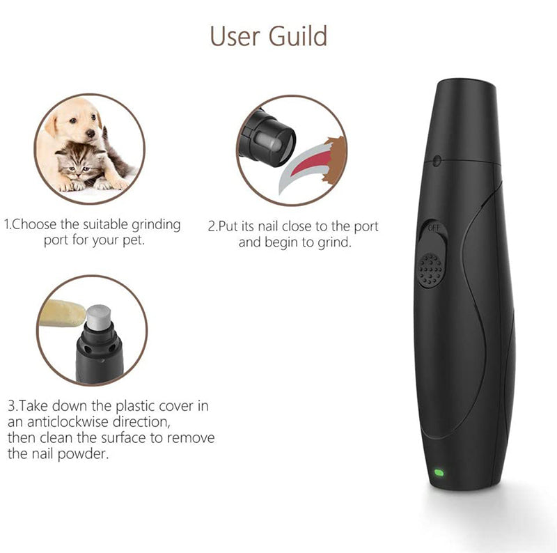 Professional 2 Speed Dog Nail Grinder