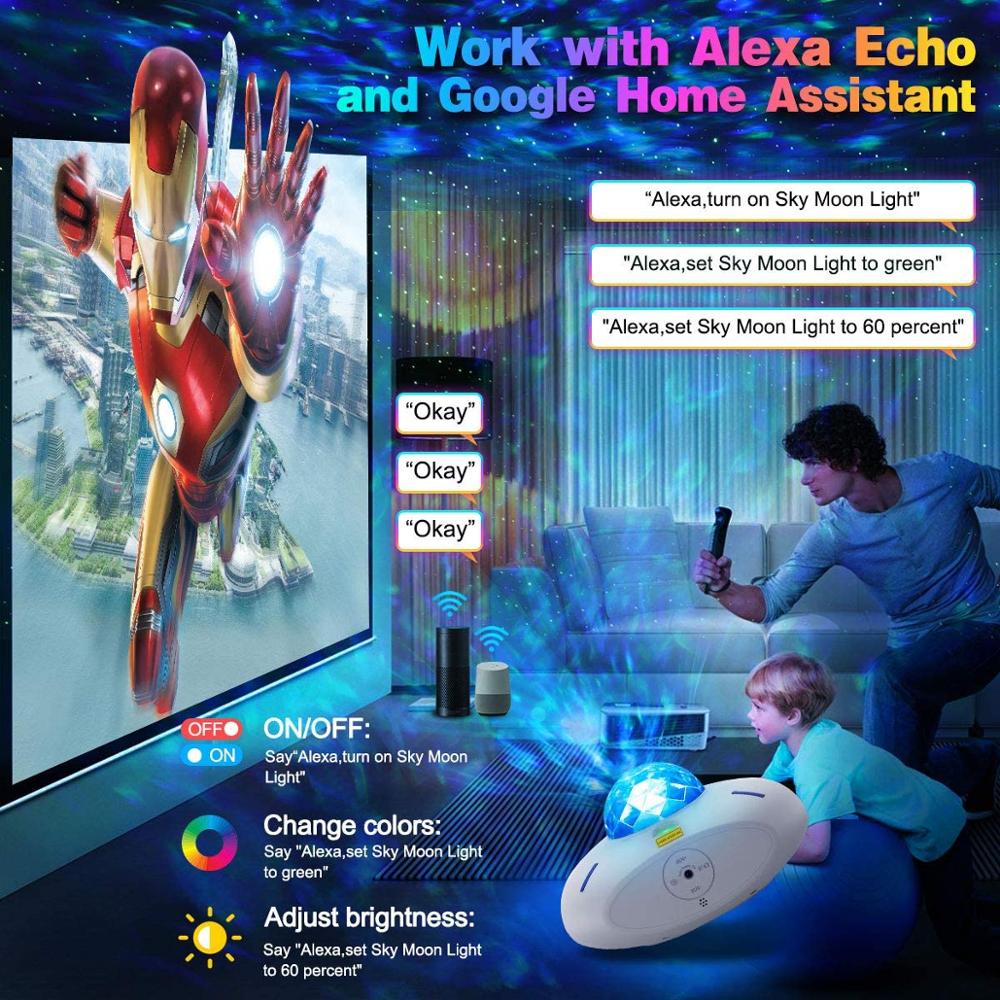 Smart WiFi Galaxy Star Sky Projector