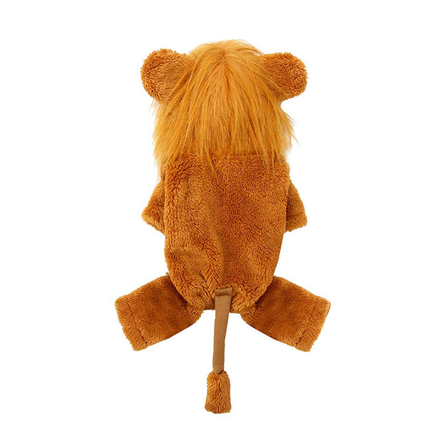 Cozy Lion Dog Hoodie Cosplay Costume