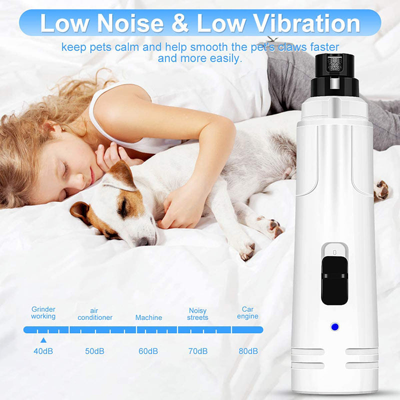 Led Light 2 Speed Pet Nail Grinder