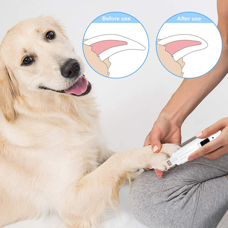 Led Light 2 Speed Pet Nail Grinder