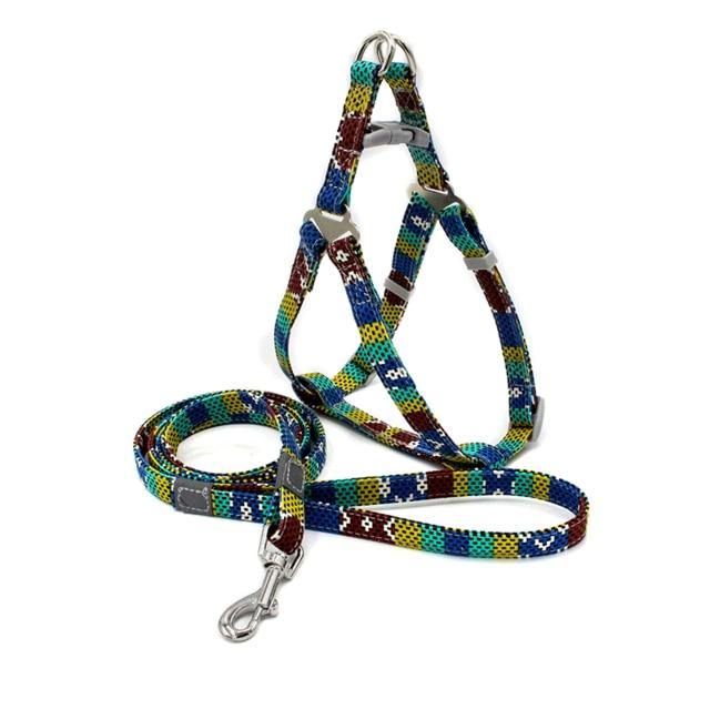 Reflective Nylon Dog Harness & Lead - Bark ¡®n¡¯ Paws
