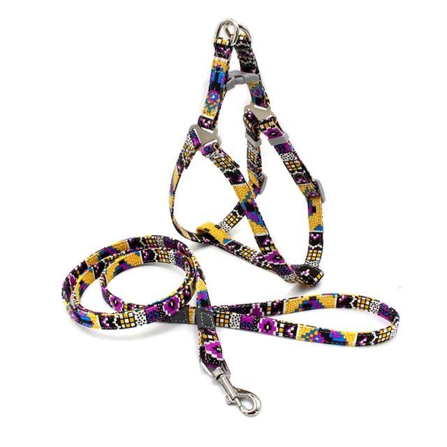 Reflective Nylon Dog Harness & Lead - Bark ¡®n¡¯ Paws
