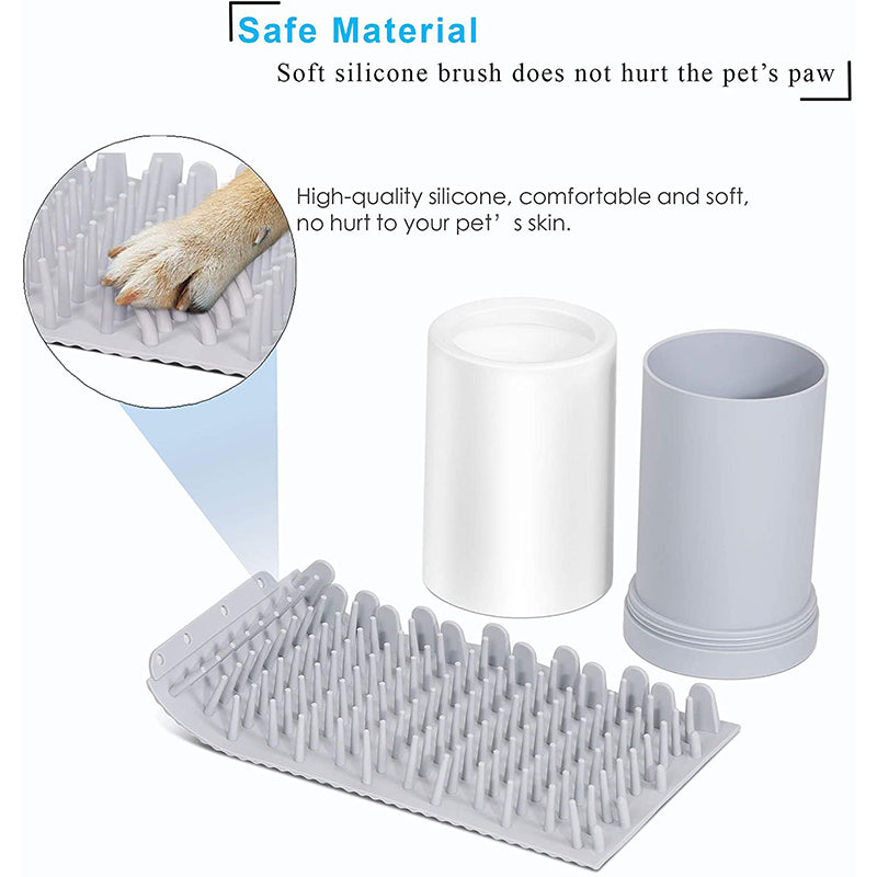 Soft Silicone Dog Paws Cleaner