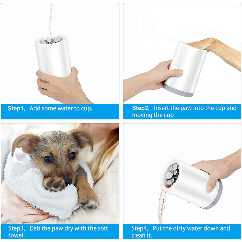 Soft Silicone Dog Paws Cleaner