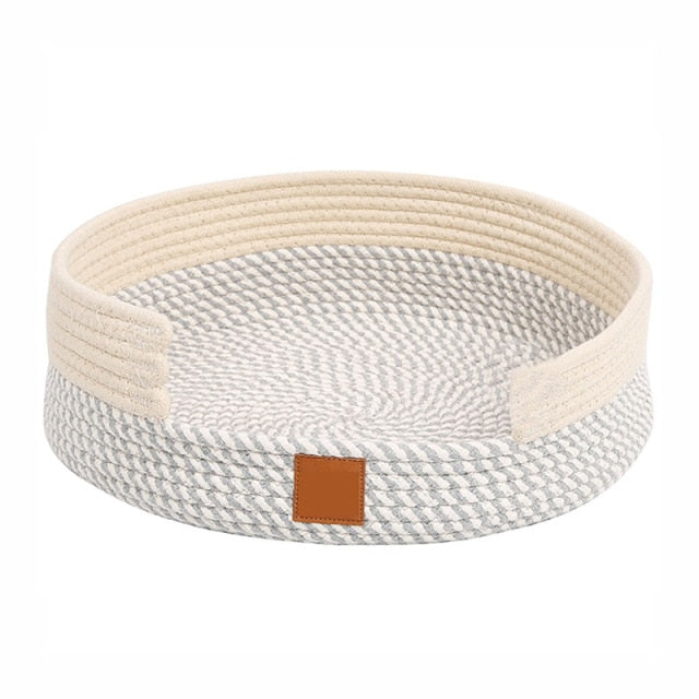 2 In 1 Round Cat Scratcher & Bed