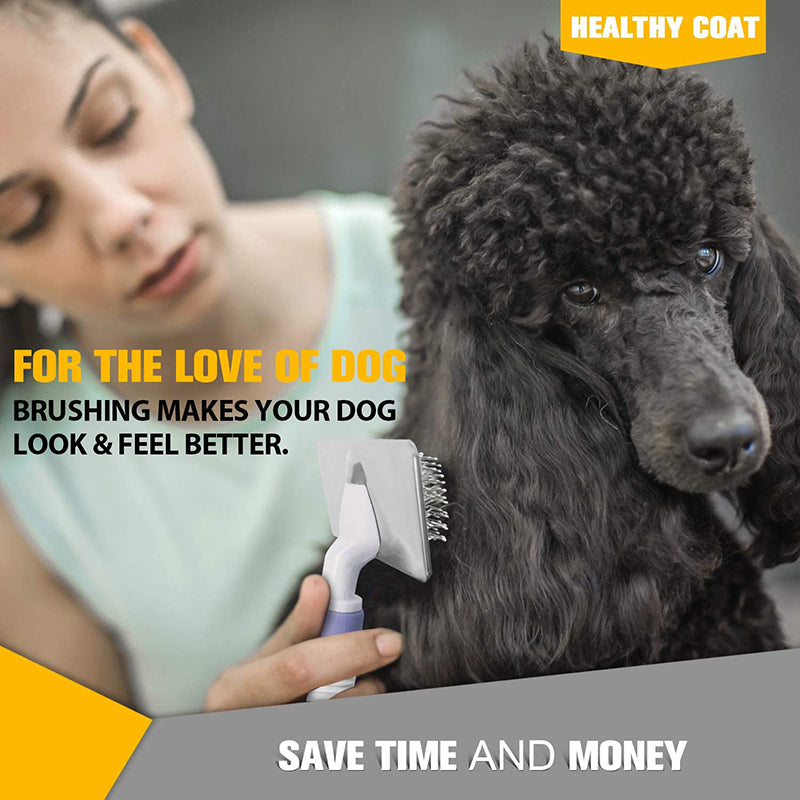 Professional Ergonomic Grooming Dog Brush