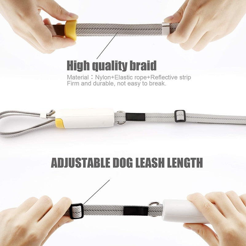Lock System Elastic Dog Leash