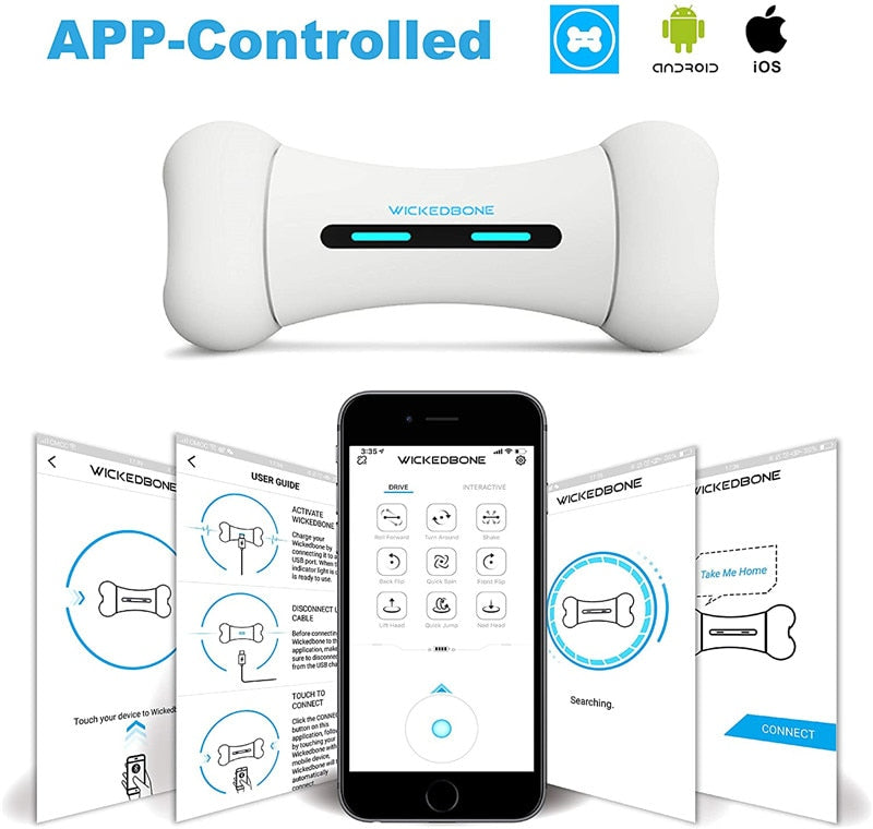 Interactive Smart Dog Bone Toy
