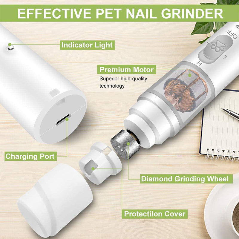 USB Rechargeable Pet Nail Grinder