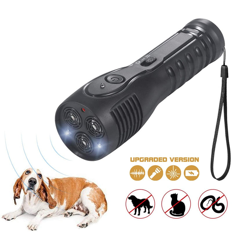 Rechargeable Ultrasonic Dog LED Anti Barking Device