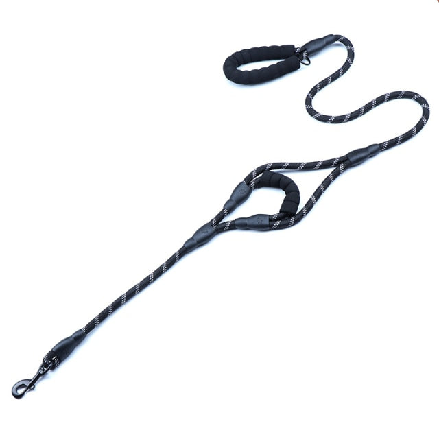 Heavy Duty 2 Padded Handles Dog Leash