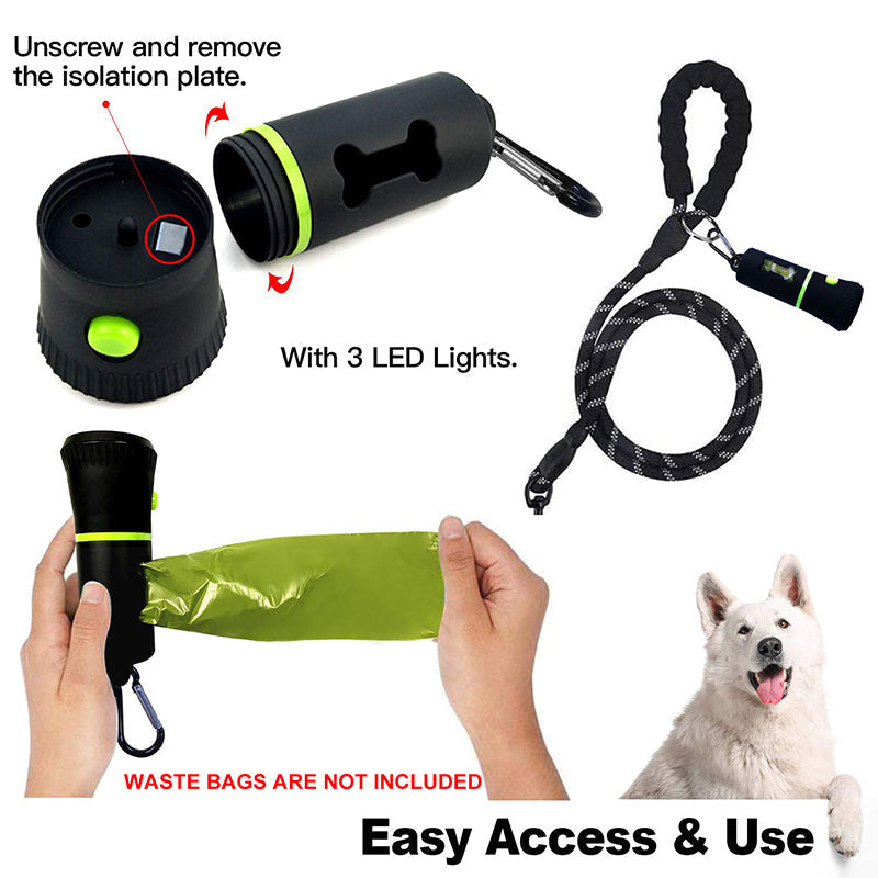 Led Light Dog Poop Bag Dispenser