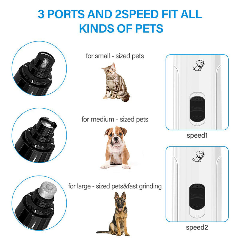Premium 2 Speed Pet Nail Grinder