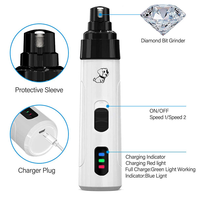 Premium 2 Speed Pet Nail Grinder