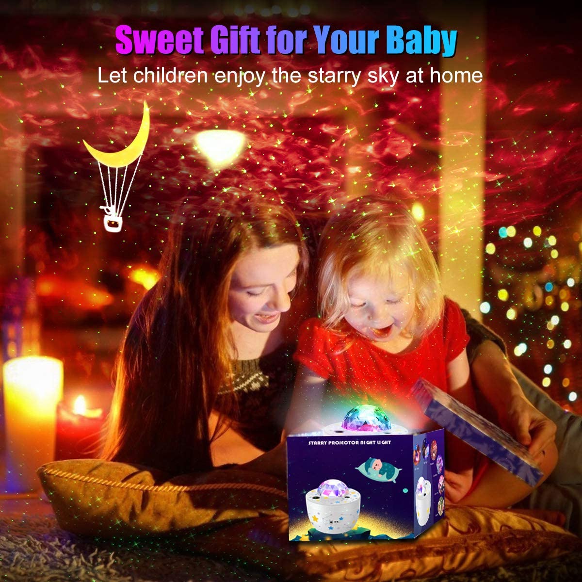 Ocean Wavy Night Light Star Projector