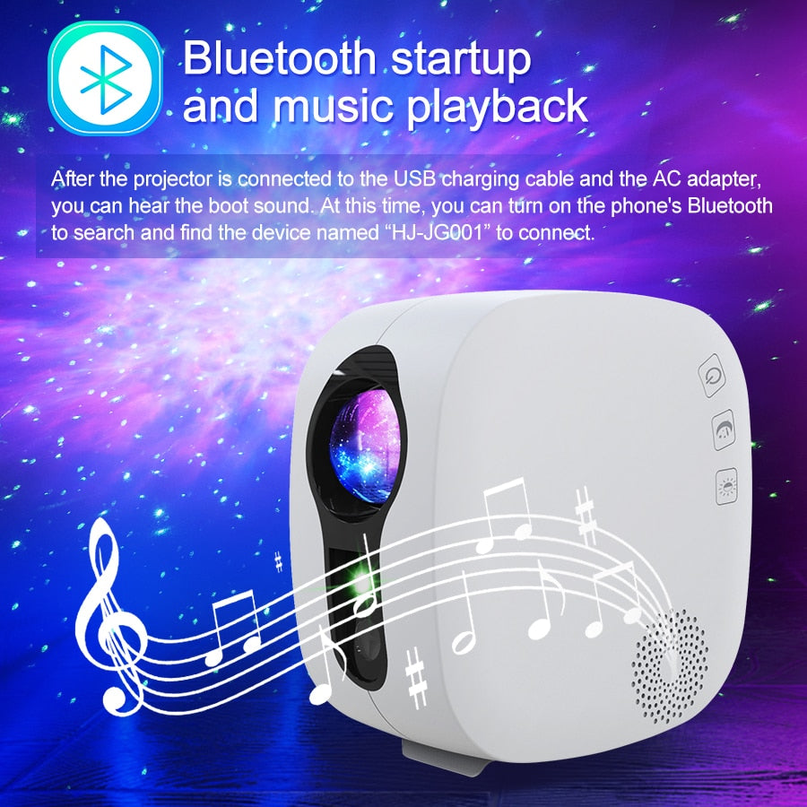 Starry Sky Projector Bluetooth Music Speaker