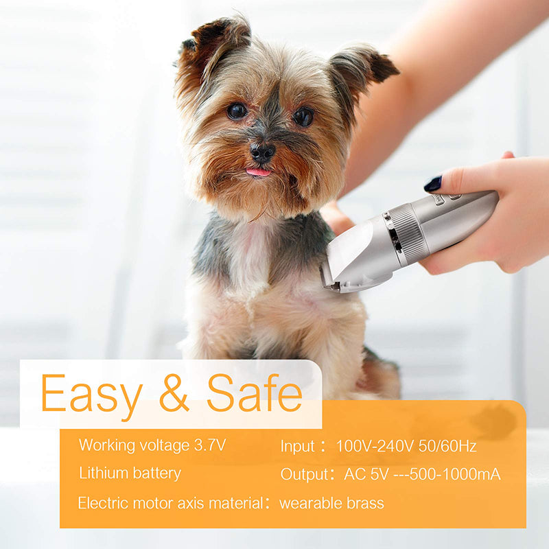Professional Cordless Dog Hair Trimmer