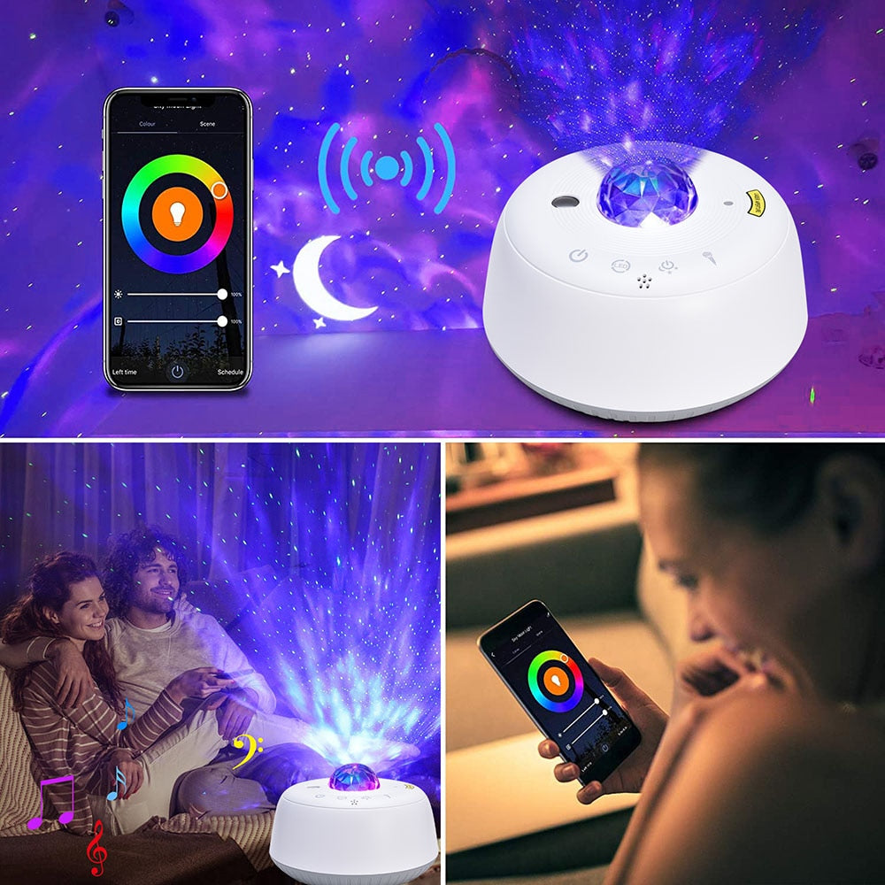 Moon Lamp Wifi Galaxy Projector