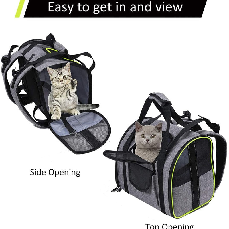 Sturdy Reflective Foldable Dog Carrier