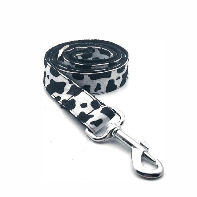 WHITE COW Engraved Dog Collar - Bark ¡®n¡¯ Paws