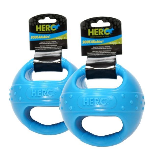 Dog Toys Handle Ball With Squeaker - Bark ‘n’ Paws
