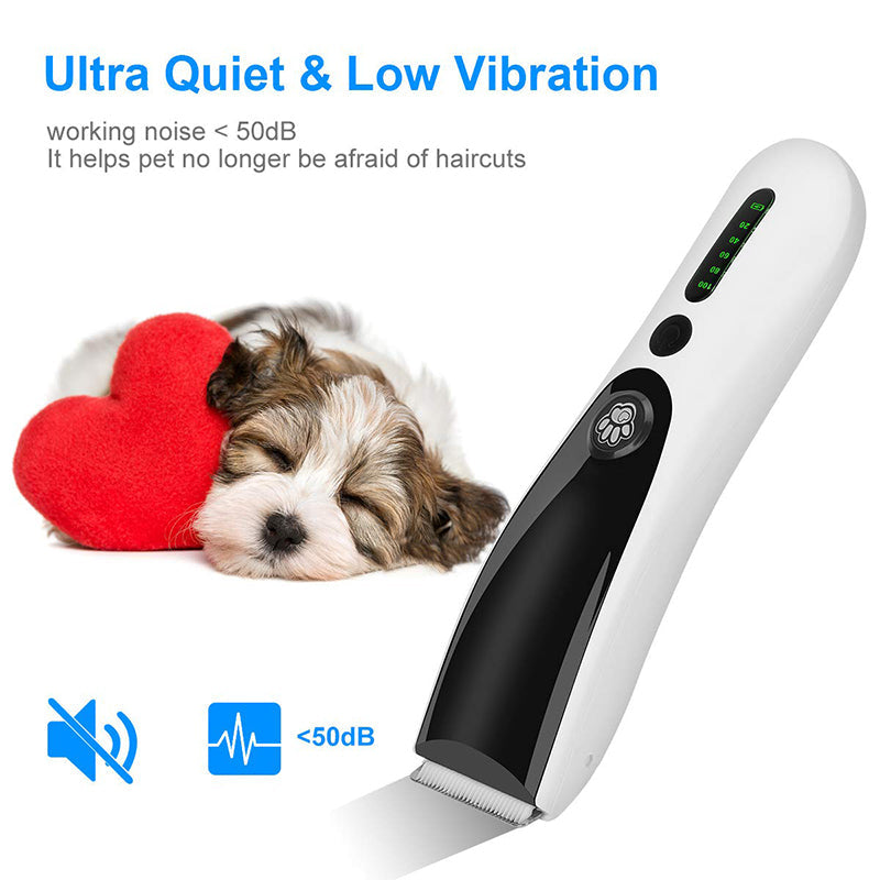 Cordless Low Noise Dog Hair Trimmer