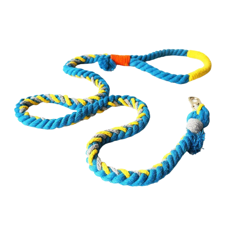 Luxury Hand-Woven Cotton Pet Lead