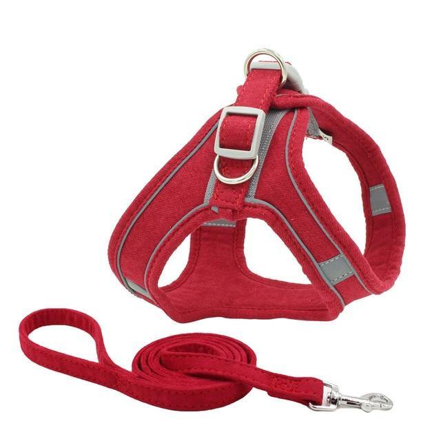 Reflective Leash With Dog Harness - Bark ¡®n¡¯ Paws