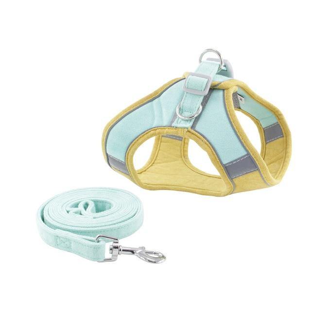 Reflective Leash With Dog Harness - Bark ¡®n¡¯ Paws