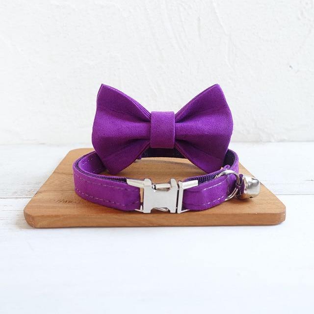 Personalized Bow Tie Small Dog Collar - Bark ¡®n¡¯ Paws