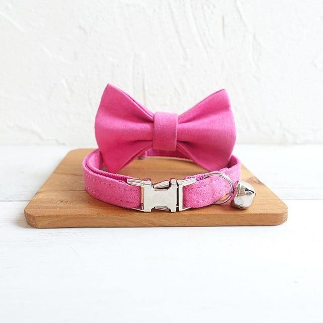 Personalized Bow Tie Small Dog Collar - Bark ¡®n¡¯ Paws