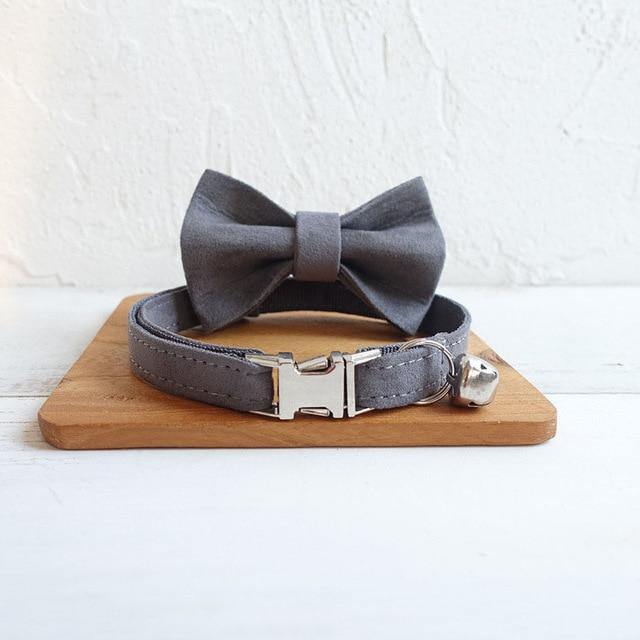 Personalized Bow Tie Small Dog Collar - Bark ¡®n¡¯ Paws