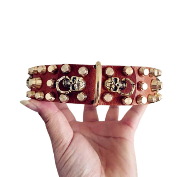 Premium Genuine Leather Dog Collars