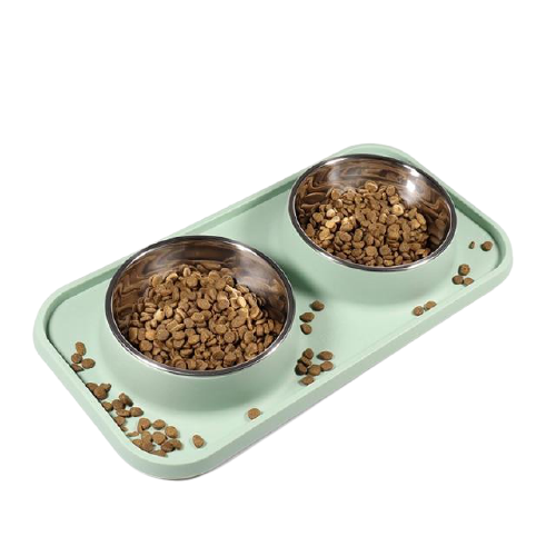 Elegant Design Double Dog Bowl