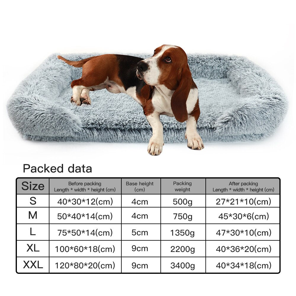 Super Large Soft Plush Dog Bed