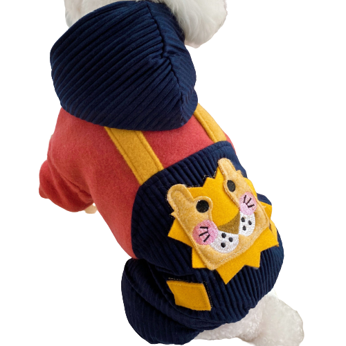 Overall Cute Blue Pants Hoodie