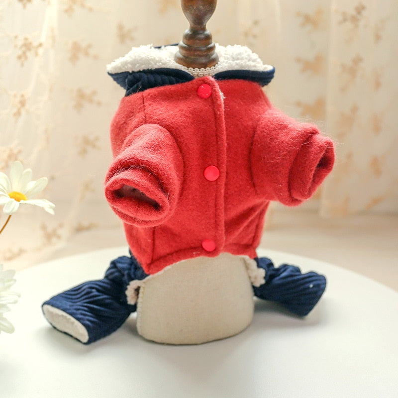 Overall Cute Blue Pants Hoodie