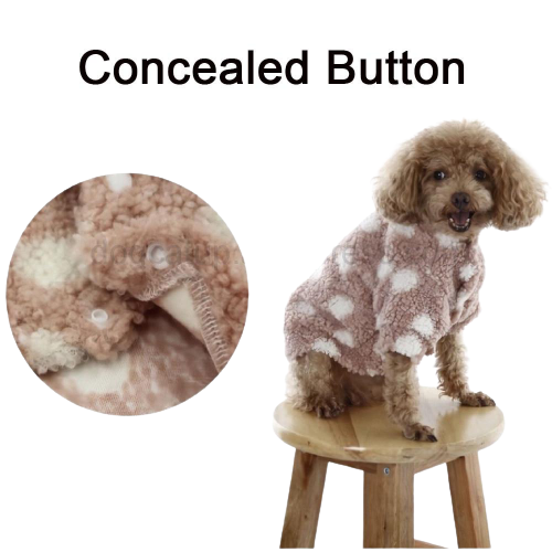 Polka Dot Cashmere Dog Sweater