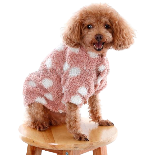 Polka Dot Cashmere Dog Sweater