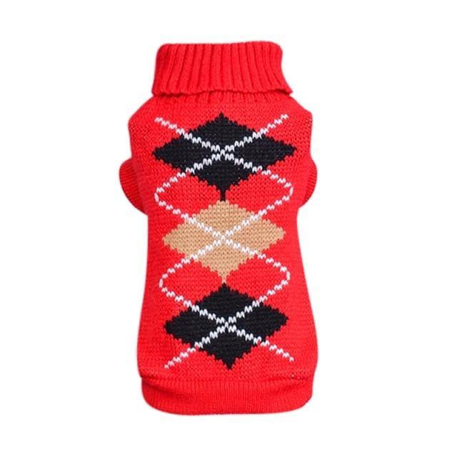 Classic Geometric Plaid Dog Coat - Bark ‘n’ Paws