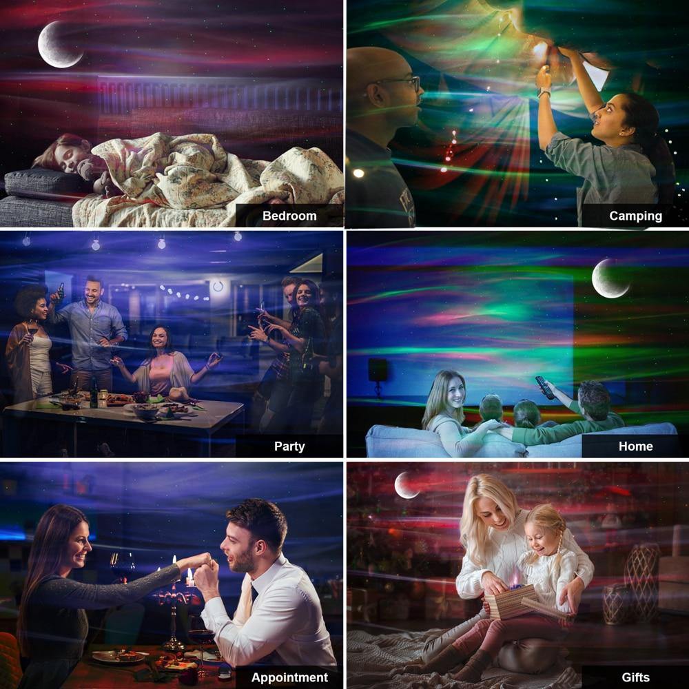 Aurora Star Lights Laser Galaxy Projector - Bark ‘n’ Paws