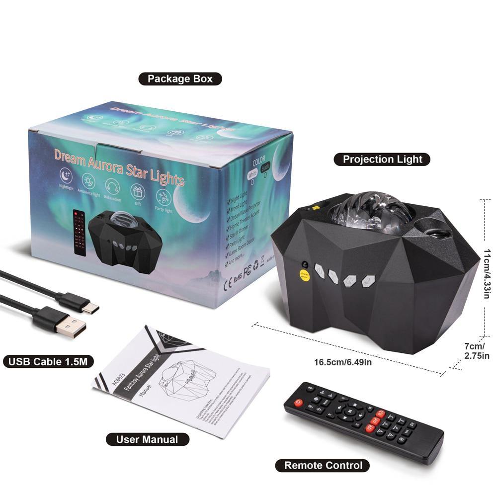 Aurora Star Lights Laser Galaxy Projector - Bark ‘n’ Paws