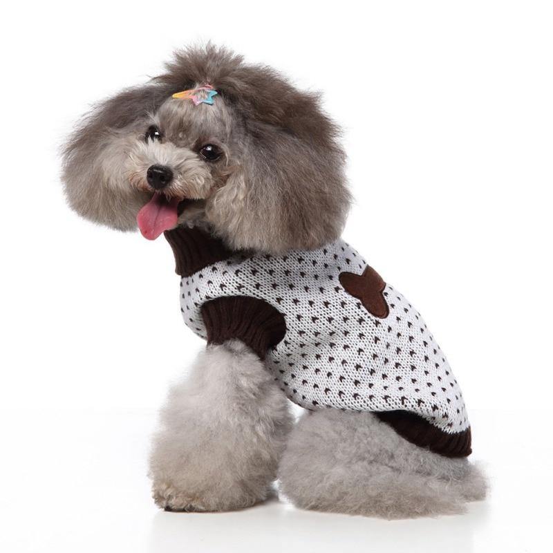 Cartoon Puppy Winter Sweater - Bark ‘n’ Paws