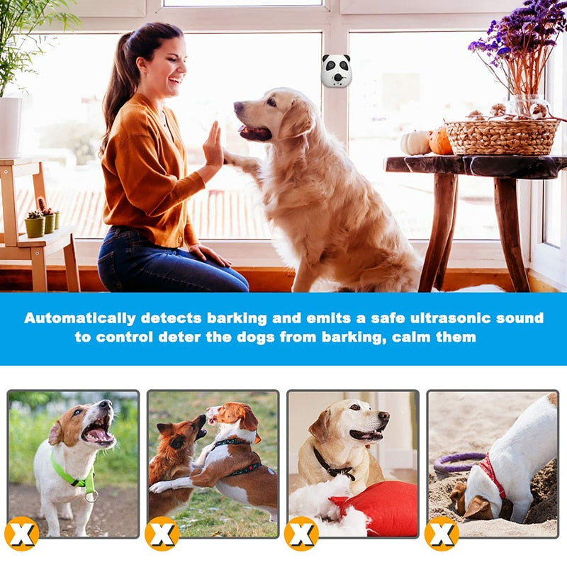 Panda Bear Ultrasonic Dog Anti Barking Device