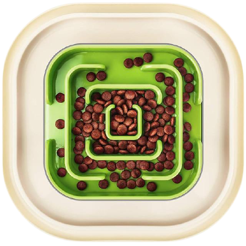 No-Spill Slow Feeder For Dogs